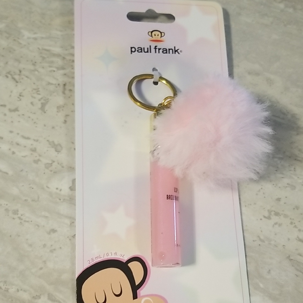 Paul Frank Pink Lip Gloss Keychain